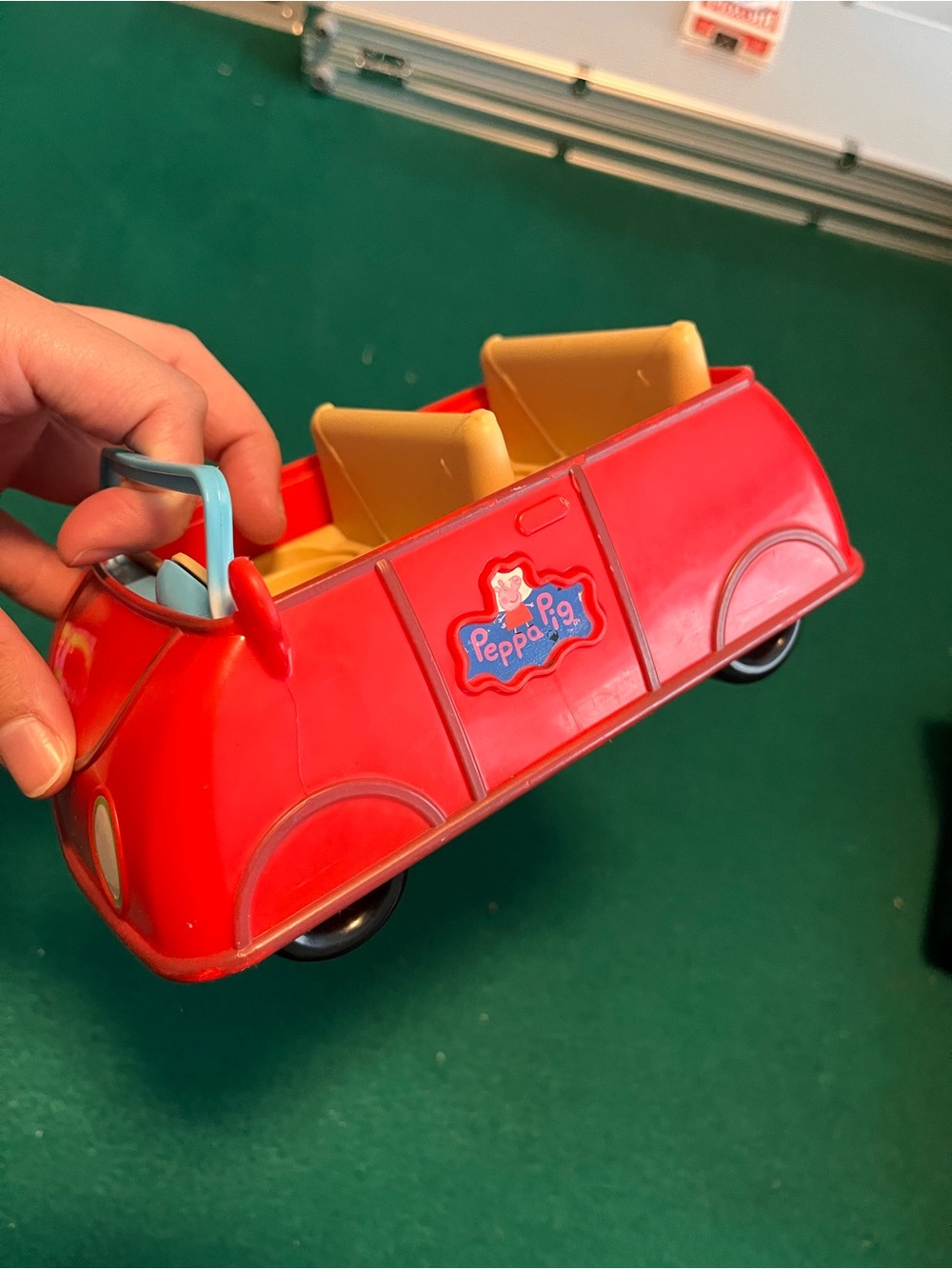 Peppa Pig Red and Cream Family Bus Toy